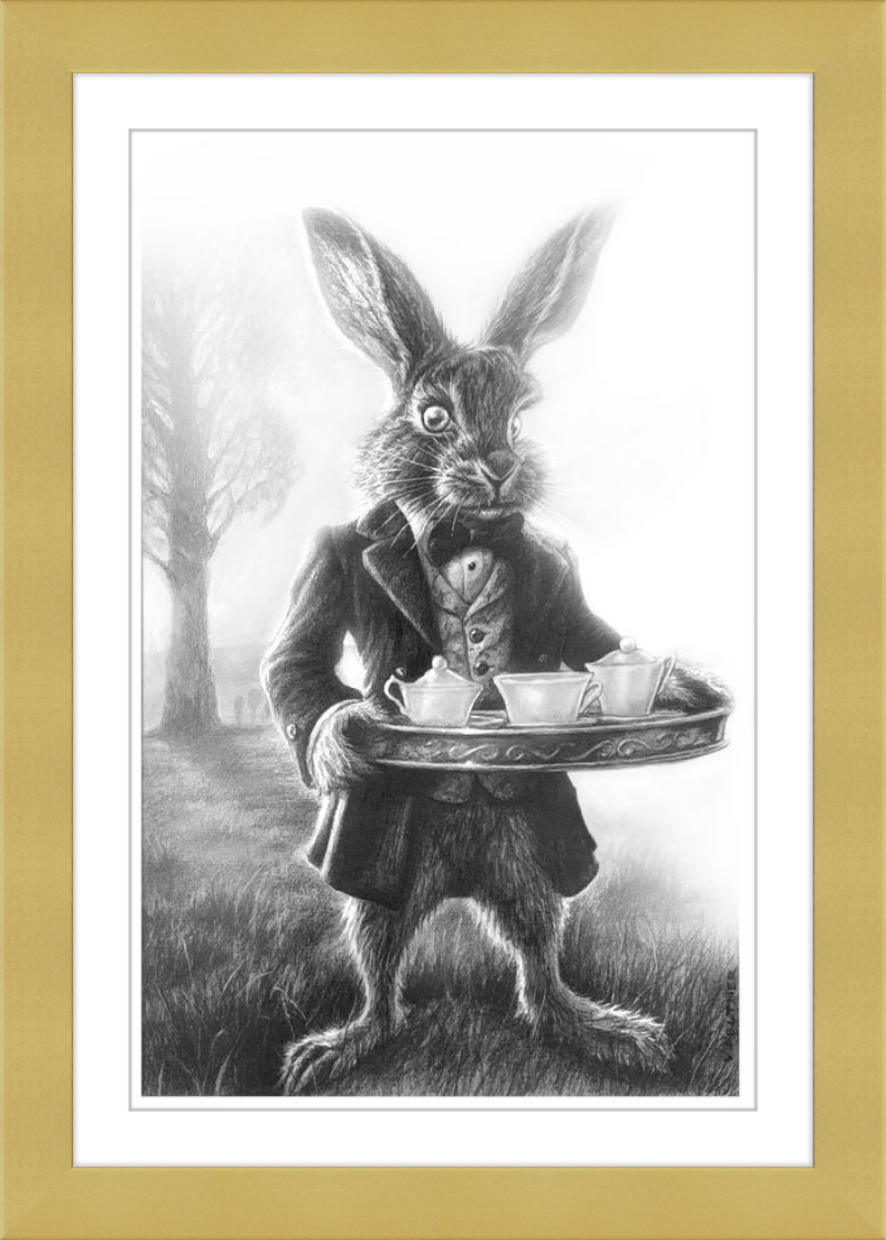 The March Hare (Drawing) Art Print