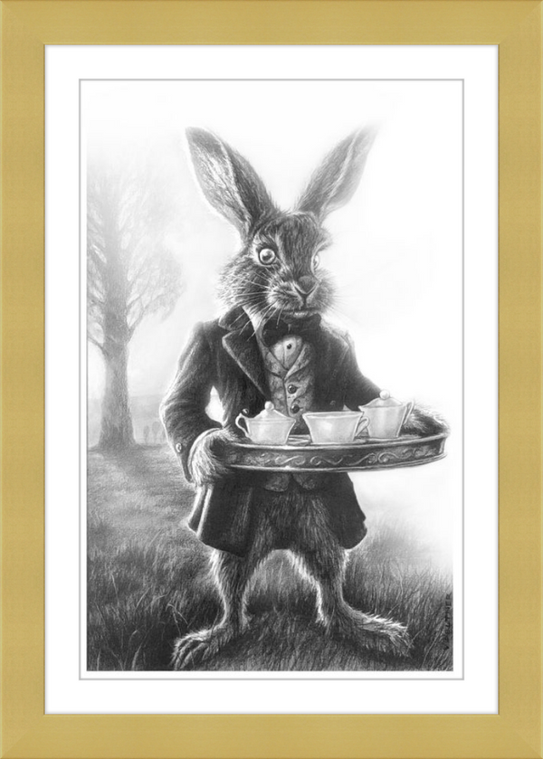 The March Hare (Drawing) Art Print