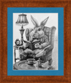 The White Rabbit (Drawing) Art Print