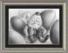 Humpty Dumpty (Drawing) Art Print