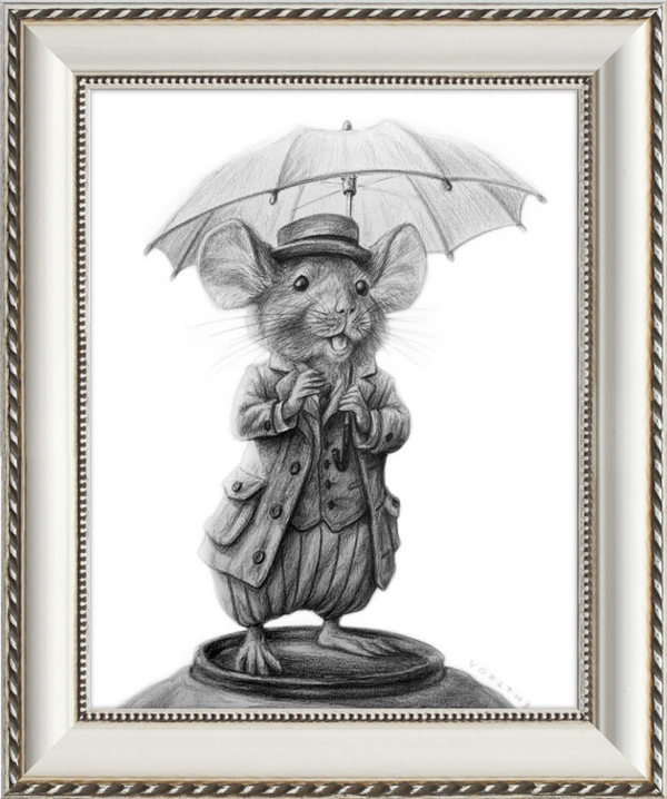 The Mouse (Drawing) Art Print