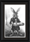 The March Hare (Drawing) Art Print