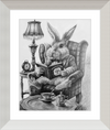 The White Rabbit (Drawing) Art Print