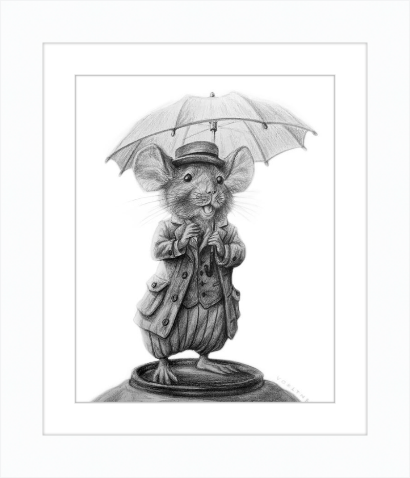 The Mouse (Drawing) Art Print