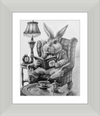 The White Rabbit (Drawing) Art Print