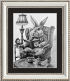 The White Rabbit (Drawing) Art Print
