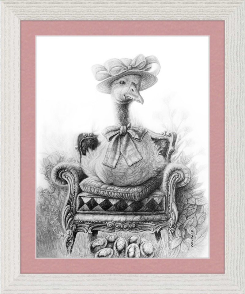 The Goose (Drawing) Art Print