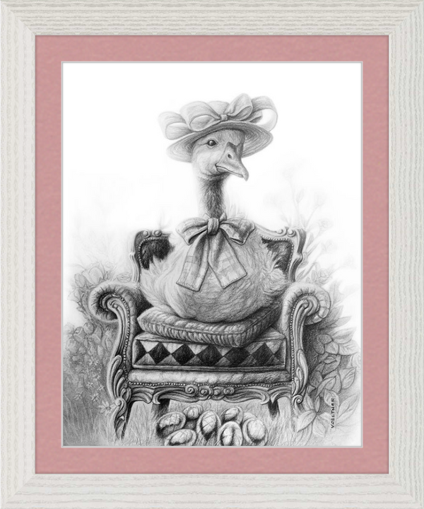 The Goose (Drawing) Art Print