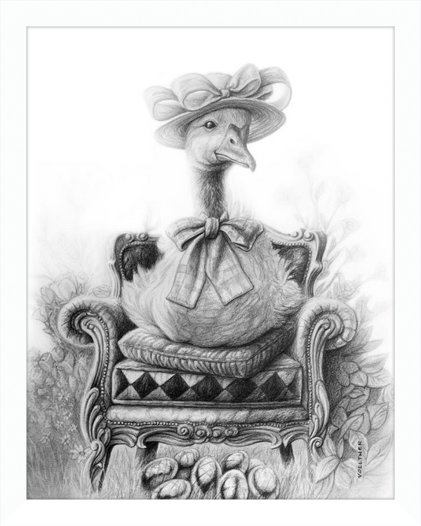 The Goose (Drawing) Art Print