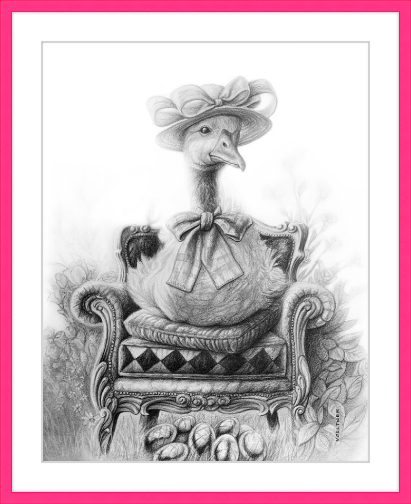 The Goose (Drawing) Art Print