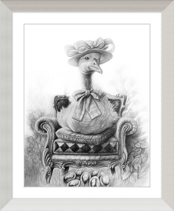 The Goose (Drawing) Art Print