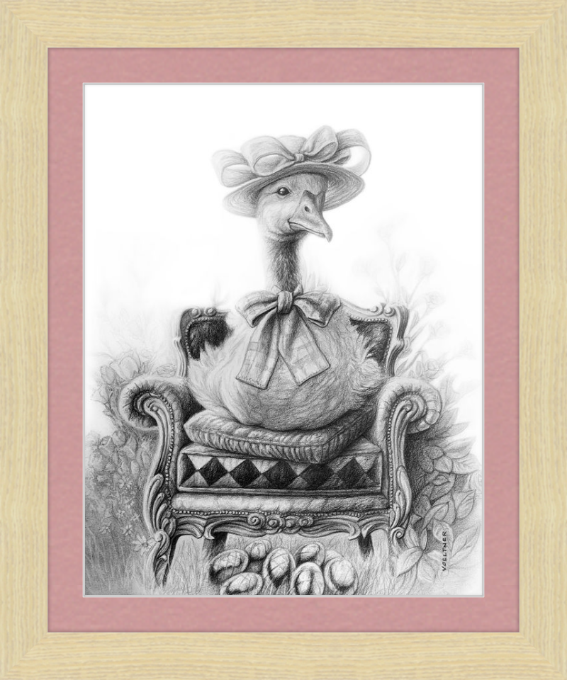 The Goose (Drawing) Art Print