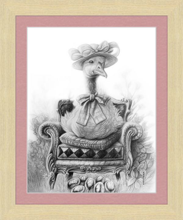 The Goose (Drawing) Art Print