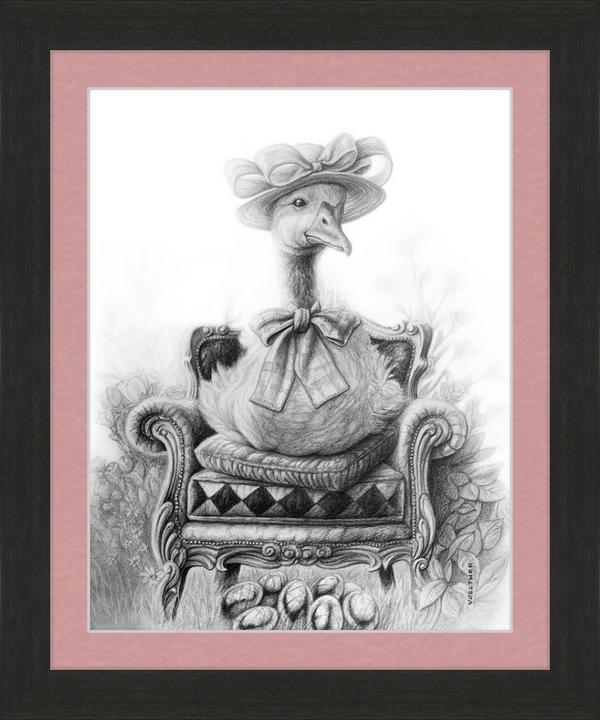 The Goose (Drawing) Art Print