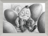 Humpty Dumpty (Drawing) Art Print
