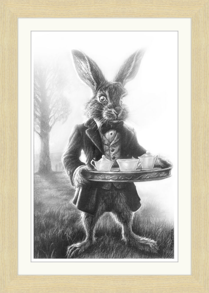 The March Hare (Drawing) Art Print