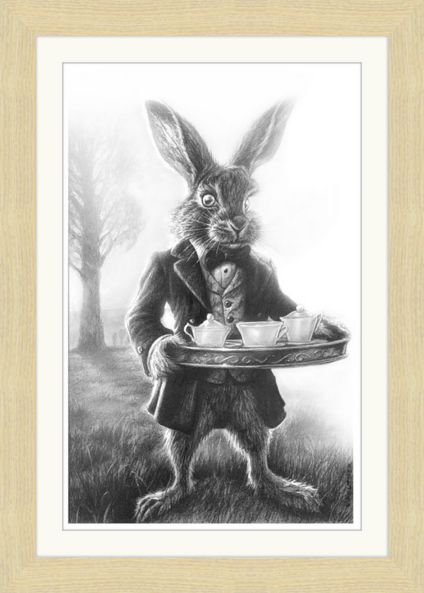 The March Hare (Drawing) Art Print