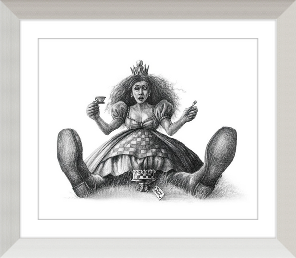 The Red Queen (Drawing) Art Print