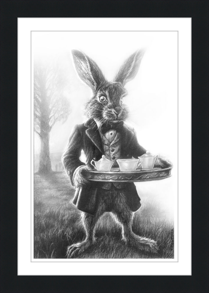 The March Hare (Drawing) Art Print