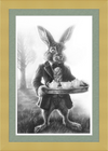 The March Hare (Drawing) Art Print