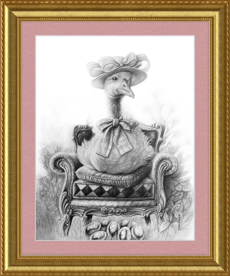 The Goose (Drawing) Art Print