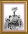 The Goose (Drawing) Art Print