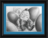 Humpty Dumpty (Drawing) Art Print