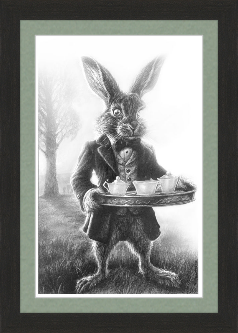 The March Hare (Drawing) Art Print