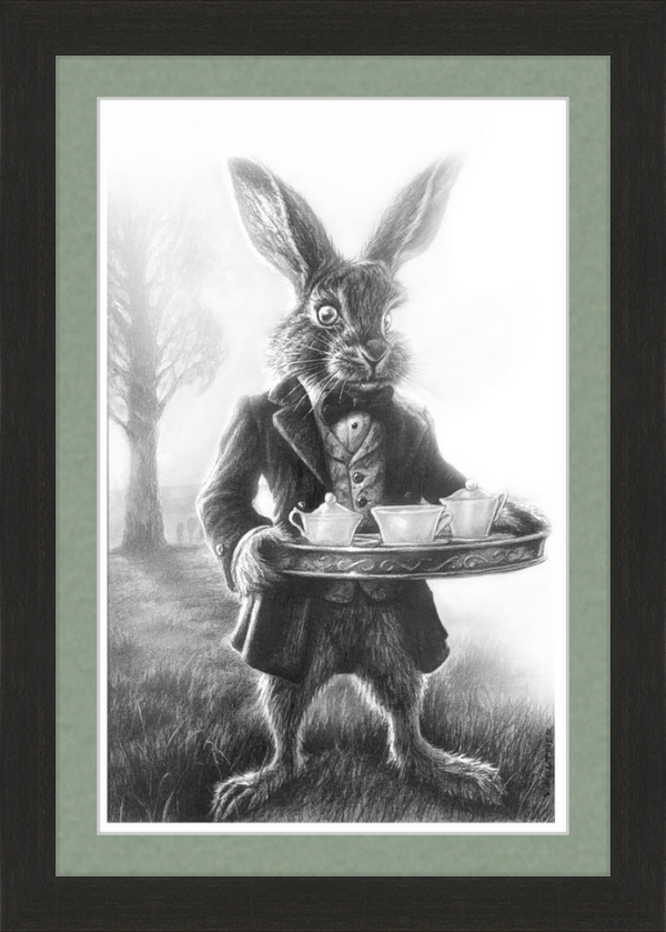 The March Hare (Drawing) Art Print