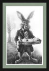 The March Hare (Drawing) Art Print