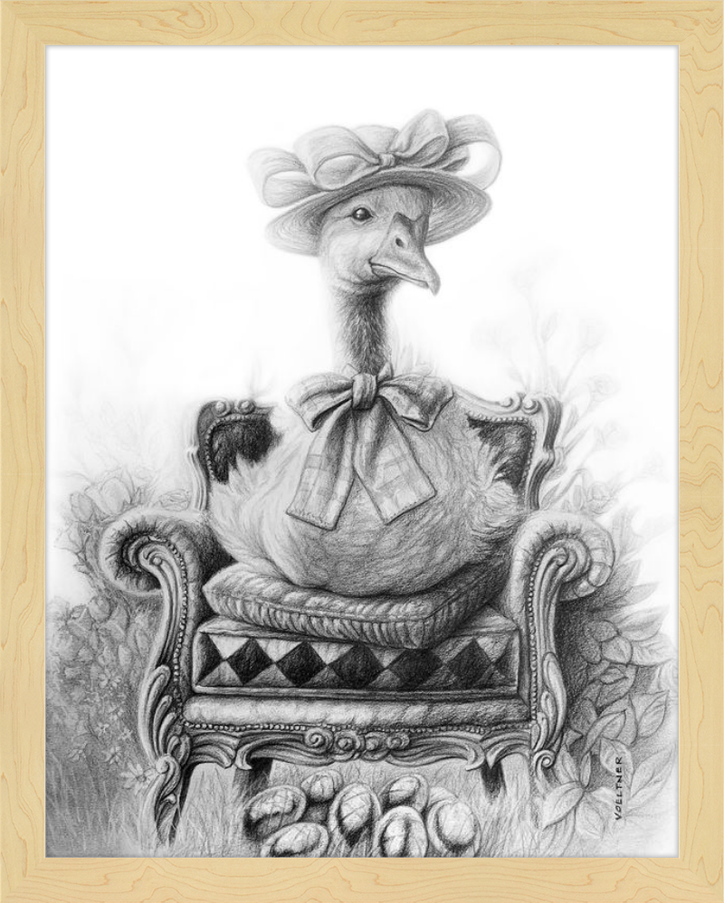 The Goose (Drawing) Art Print