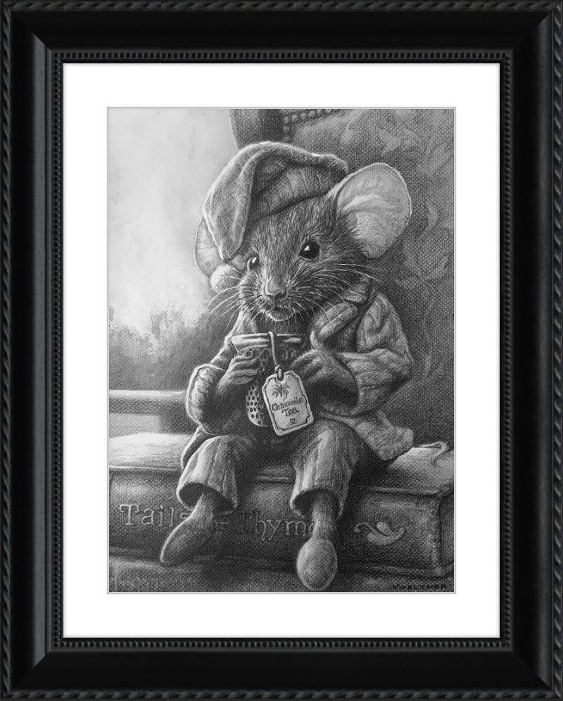 The Dormouse (Drawing) Art Print