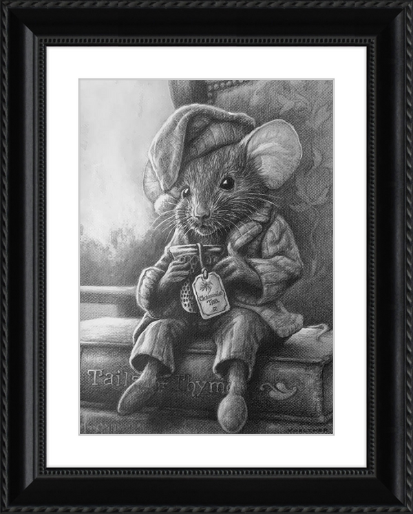 The Dormouse (Drawing) Art Print
