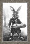 The March Hare (Drawing) Art Print