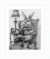 The White Rabbit (Drawing) Art Print