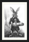 The March Hare (Drawing) Art Print