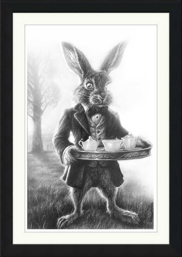 The March Hare (Drawing) Art Print