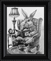 The White Rabbit (Drawing) Art Print
