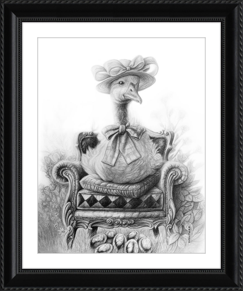 The Goose (Drawing) Art Print