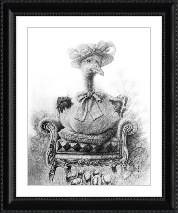 The Goose (Drawing) Art Print